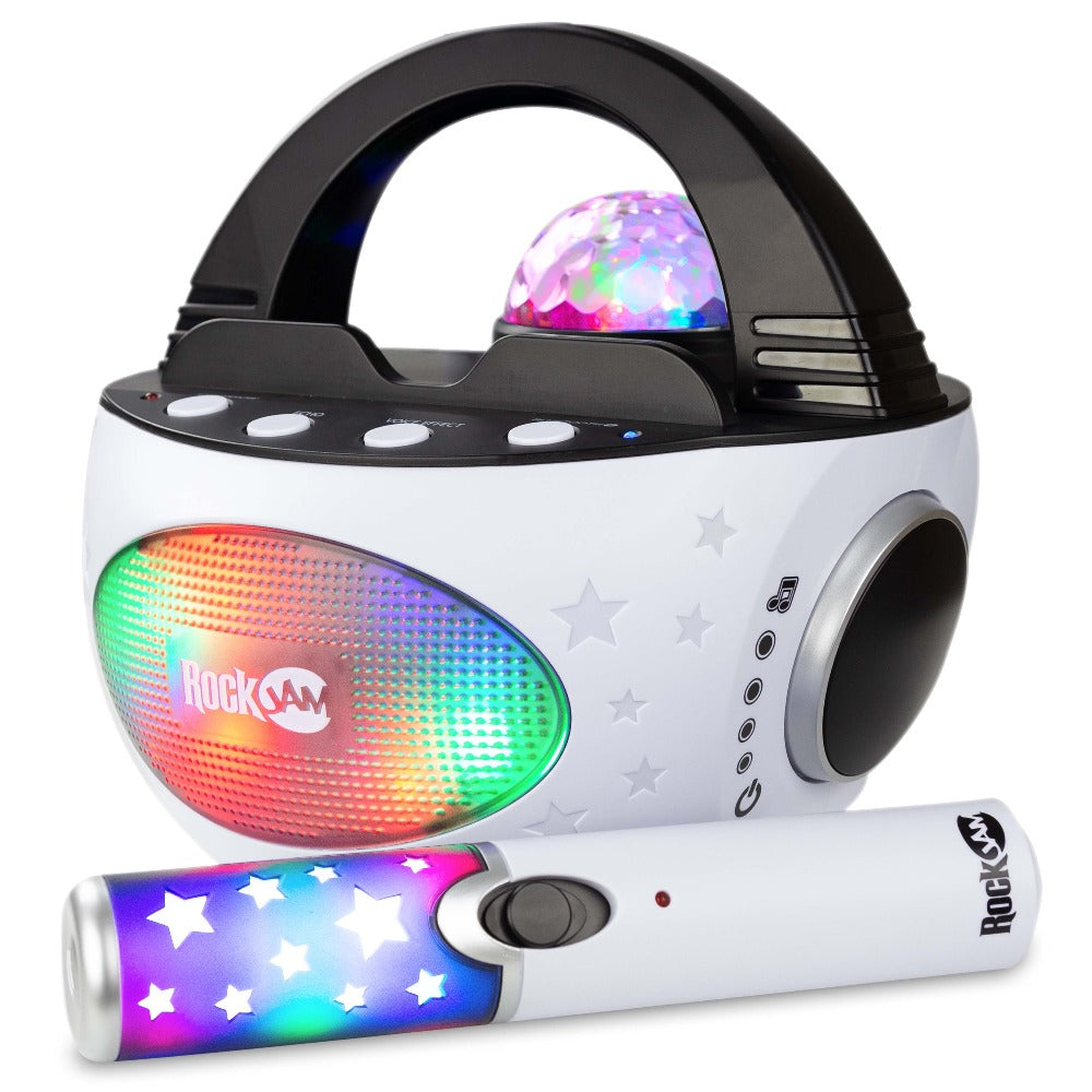 RockJam K Pop Karaoke Machine Side View