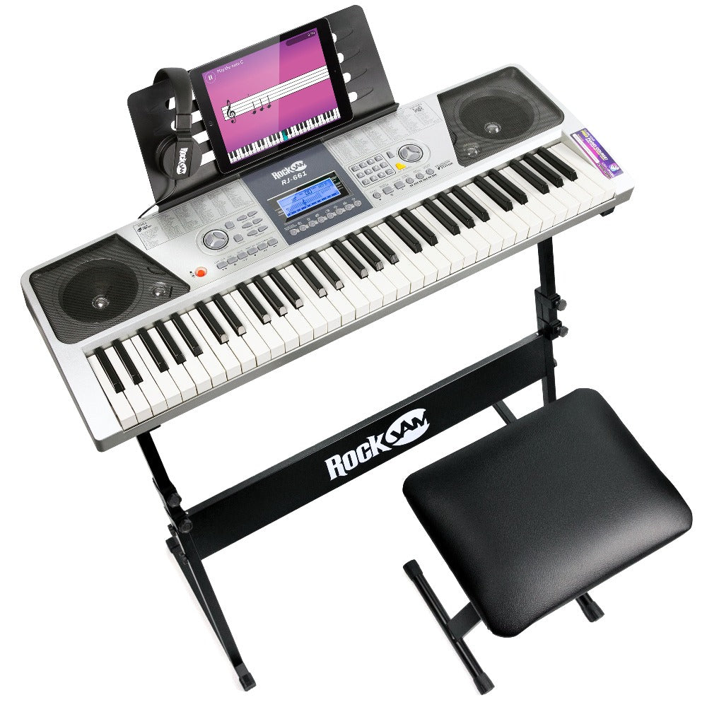 RockJam 61 Key Keyboard Piano With Touch Display