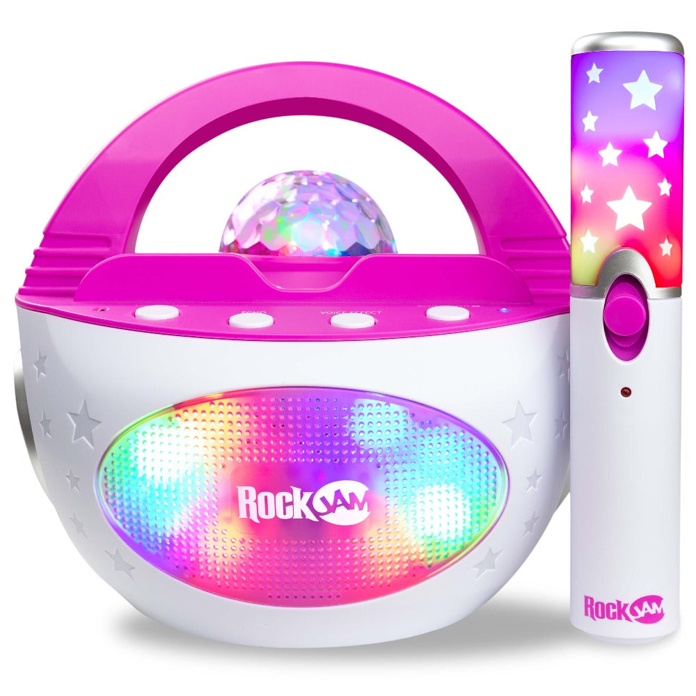 RockJam K Pop Karaoke Machine Main Pink