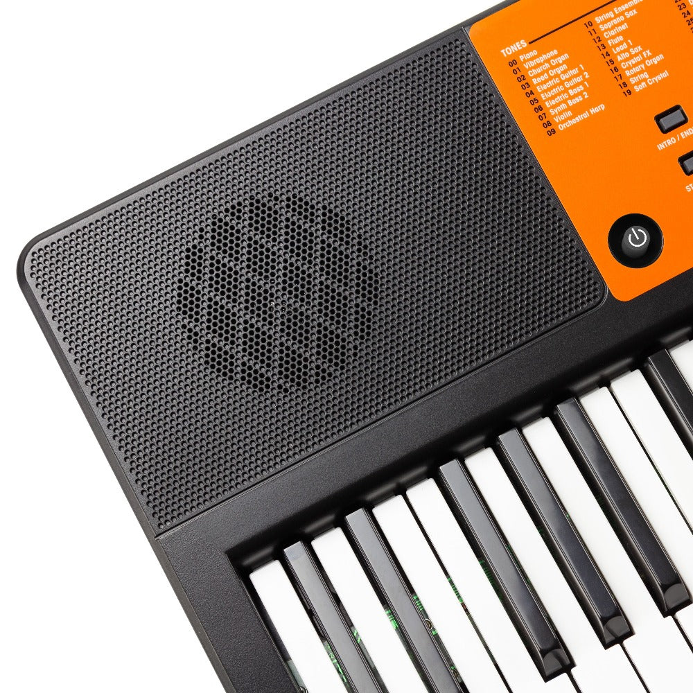 RockJam Clavier Compact 61 touches avec support de partition, alimentation,  autocollants pour notes de piano et leçons Simply Piano : :  Instruments de musique et Sono