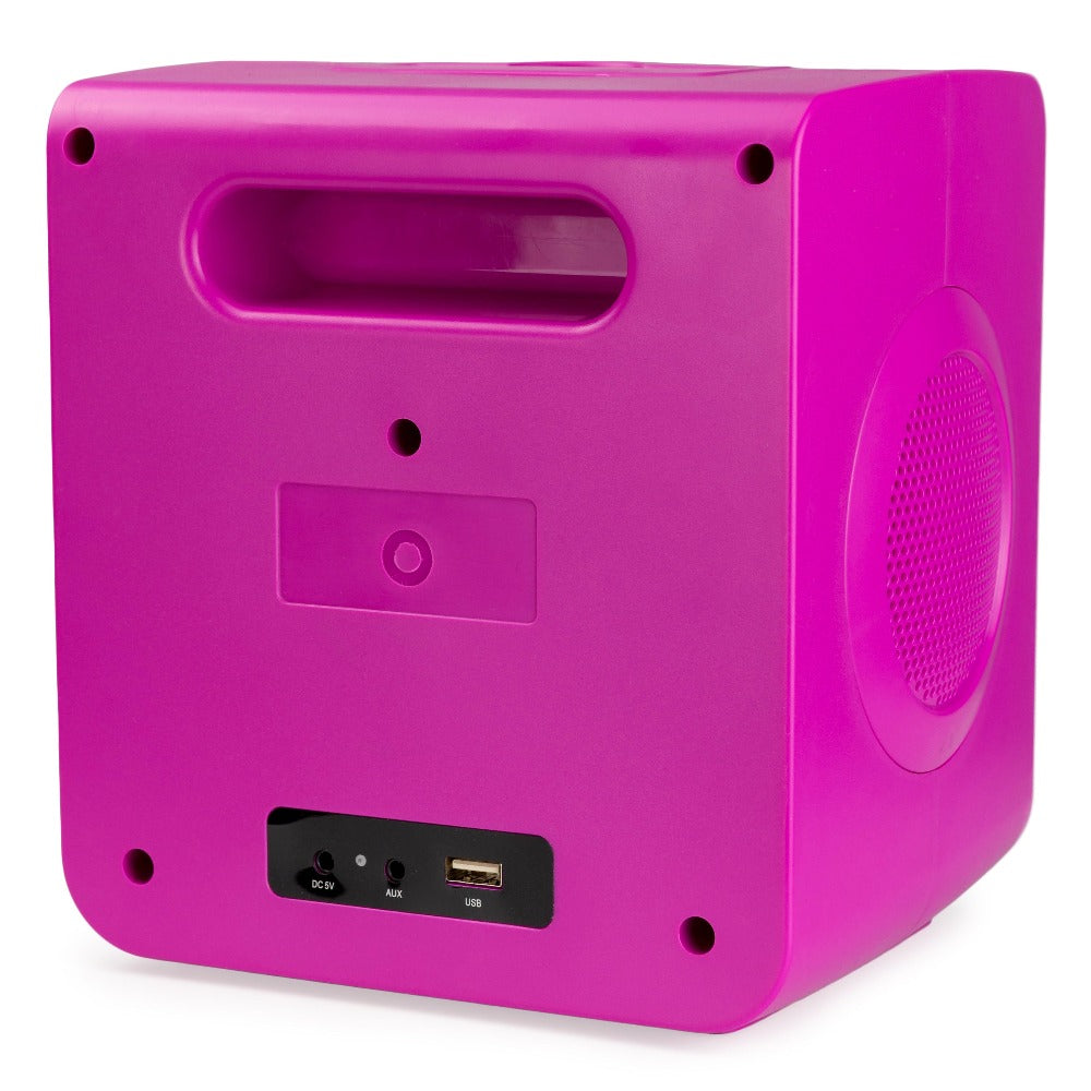 RockJam SingCube 2 Pink Back View